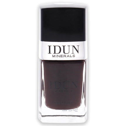 Idun Minerals Nail Polish in Granat for Women - Long Lasting 0.37 oz Nail Polish