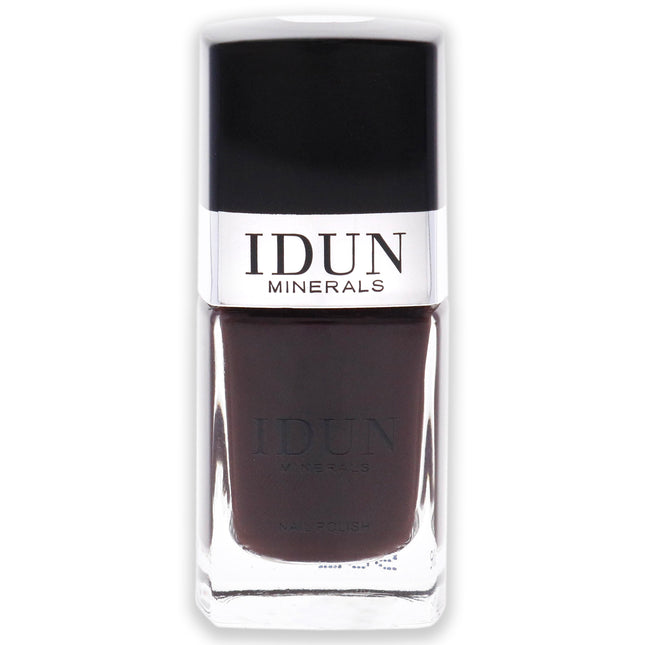 Idun Minerals Nail Polish in Granat for Women - Long Lasting 0.37 oz Nail Polish