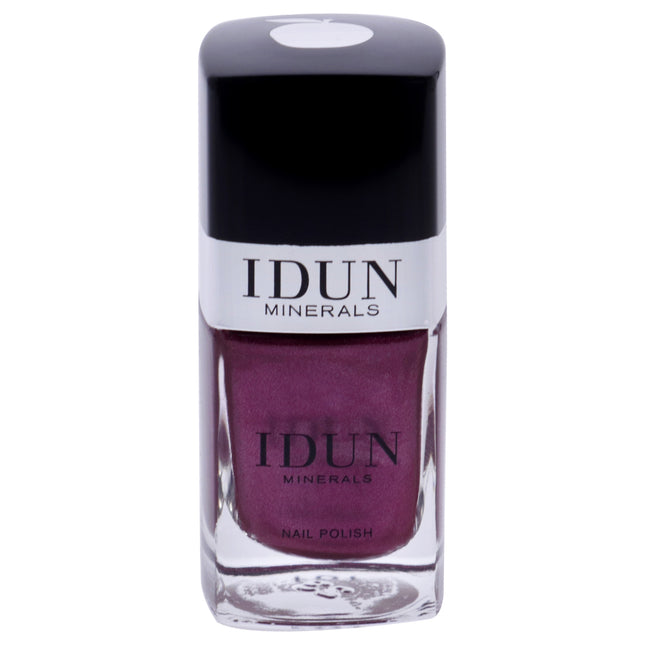 Idun Minerals Nail Polish Obsidian for Women - 0.37 oz Nail Polish