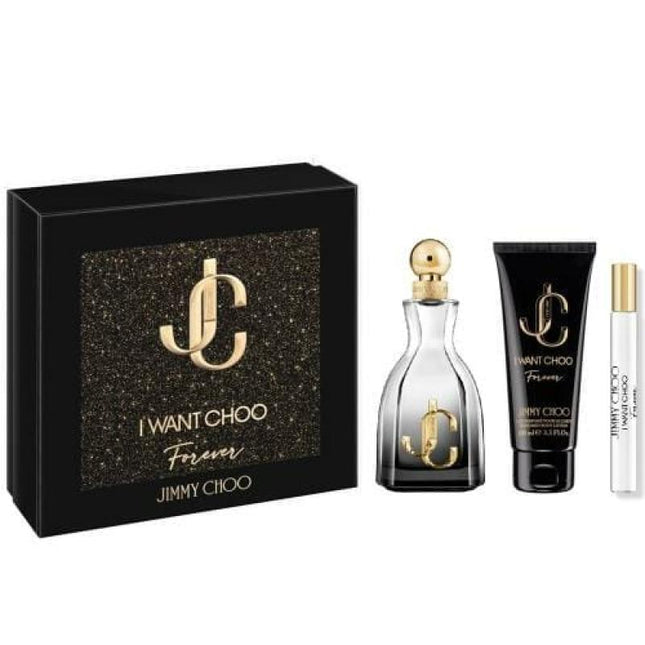 Jimmy Choo I Want Choo Forever 3 Pcs Set For Women: 3.3 Edp Sp + 0.25 Edp Sp + 3.3 B/L