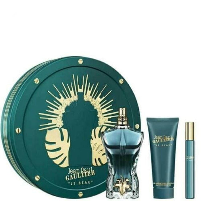 Jean Paul Gaultier Le Beau 3 Pcs Set: 4.2 Edt Sp (Metal)