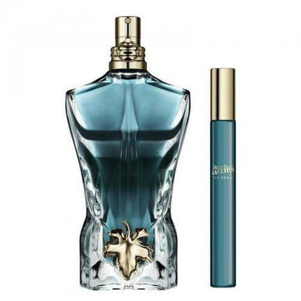 Jean Paul Gaultier Le Beau 2 Pcs Set For Men: 4.2 Eau De Toilette Spray + 0.34 Oz Eau De Toilette Spray (Window Box)