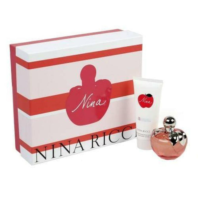 Nina Ricci Nina 2 Pcs Set For Women: 1.7 Edt Sp + 2.5 B/L