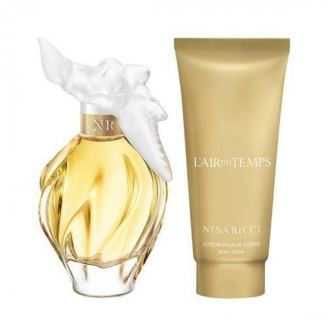 Nina Ricci L''Air Du Temps 2 Pcs Set For Women: 1.7 Edt Sp + 2.5 B/L