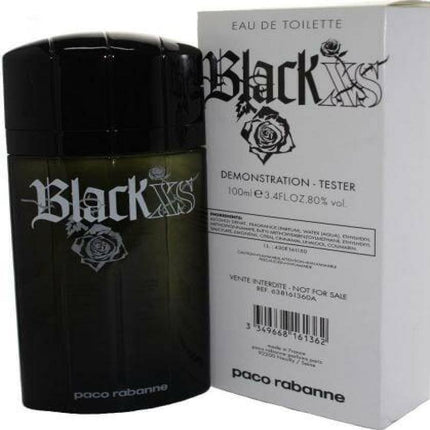 Paco Black Xs 3.4 Eau De Toilette For Men (Old Packing) Tester