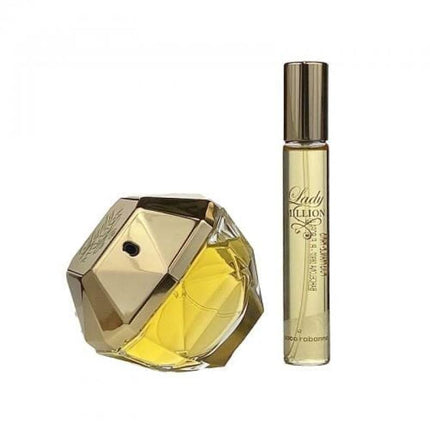 Paco Rabanne Lady Million 2 Pcs Set For Women: 1.7 Edp Sp + 0.34 Edp