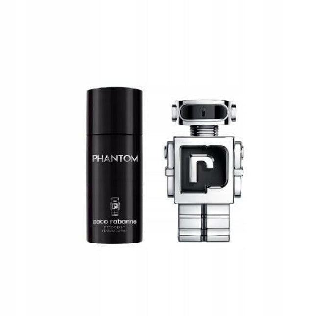 Paco Phantom 2 Pcs Set: 3.4 Edt Sp (Metal Box)