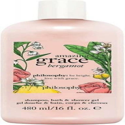 PHILOSOPHY AMAZING GRACE BERGAMOT 16 OUNCES SHAMPOO, BATH &amp; SHOWER GEL
