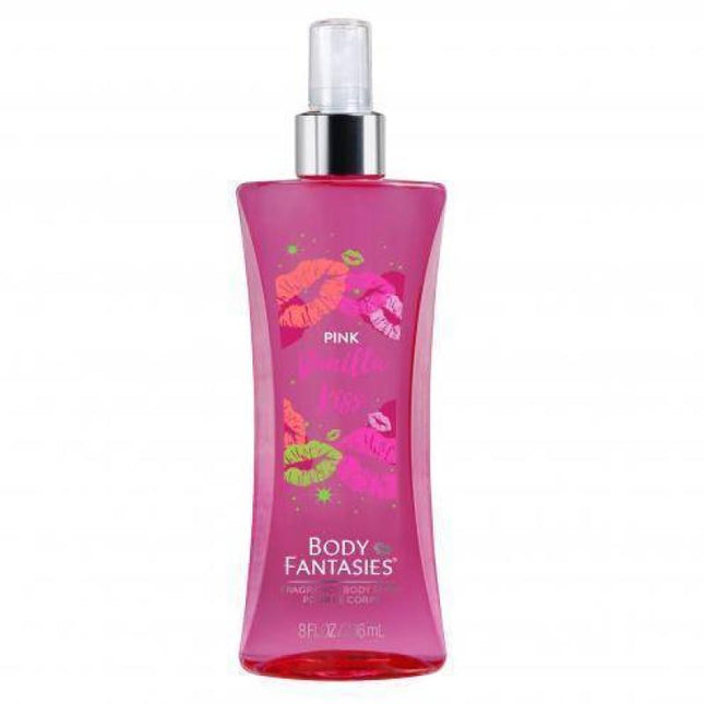 BODY FANTASIES PINK VANILLA KISS 8 OZ FRAGRANCE BODY SPRAY