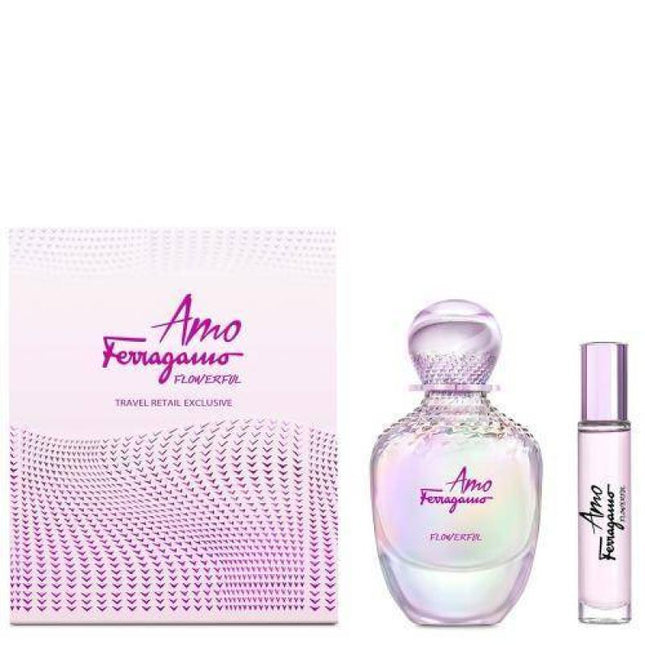 Salvatore Ferragamo, Amo Flowerful Set, Woman, EDT 100 ml + EDT 10 ml