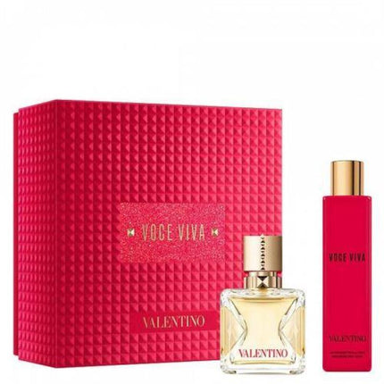 VALENTINO VOCE VIVA 2 PCS SET: 1.6 EDP SP + 3.4 BODY LOTION (HARD)
