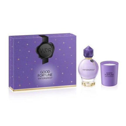 VIKTOR &amp; ROLF GOOD FORTUNE 2 PCS SET: 3.04 EDP SP + CANDLE