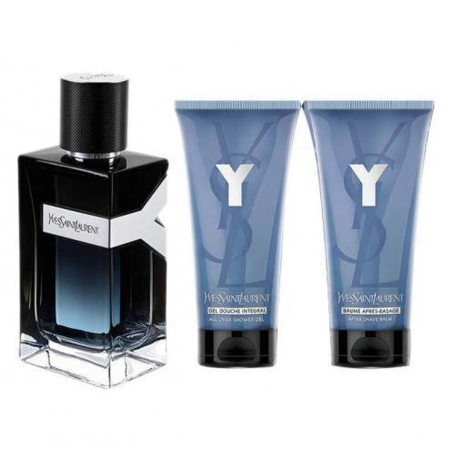 Y BY YSL 3 PCS SET FOR MEN: 3.3 EDP SP (HARD BOX)