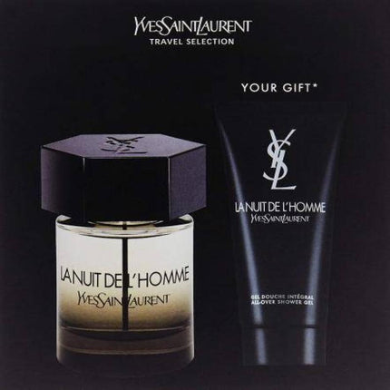 YSL LA NUIT DE L'HOMME 2 PCS SET: 3.3 EDT + 1.6 S/G