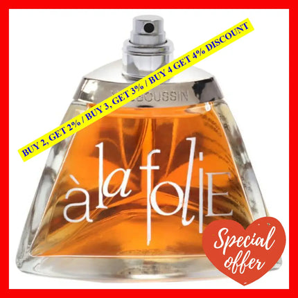 A La Folie By Mauboussin For Women - 3.3 Oz Edp Spray (Tester)