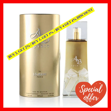 Ab Spirit By Lomani For Women - 3.3 Oz Edp Spray