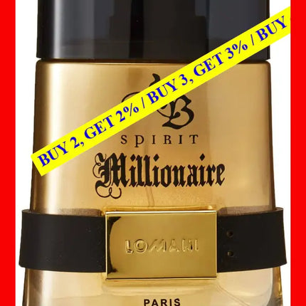 Ab Spirit Millionaire By Lomani For Men - 3.3 Oz Edp Spray