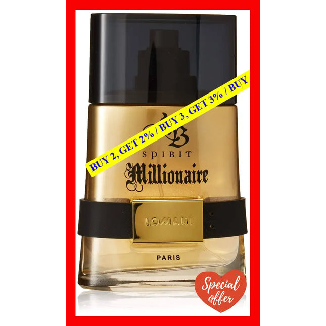 Ab Spirit Millionaire By Lomani For Men - 3.3 Oz Edp Spray