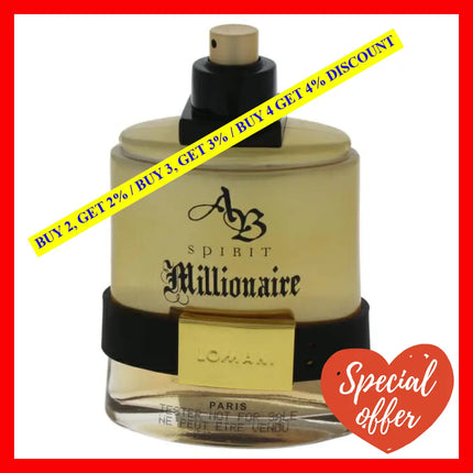 Ab Spirit Millionaire By Lomani For Men - 3.3 Oz Edt Spray (Tester)
