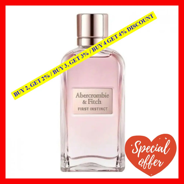 Abercrombie And Fitch First Instinct Eau De Parfum For Women 3.4 Oz / 100 Ml