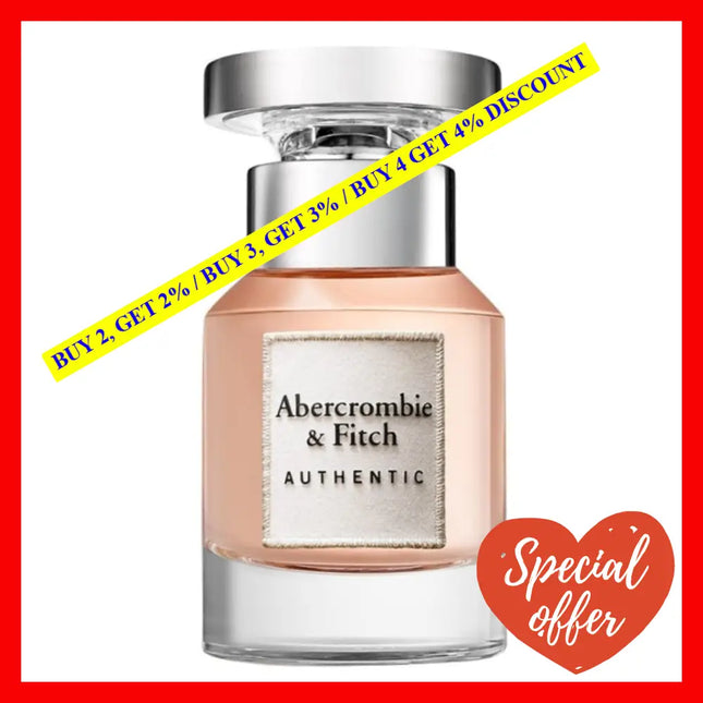 Abercrombie And Fitch Ladies Authentic Eau De Parfum For Women 3.4 Oz / 100 Ml