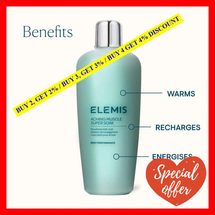 Aching Muscle Super Soak By Elemis For Unisex - 13.5 Oz Bath