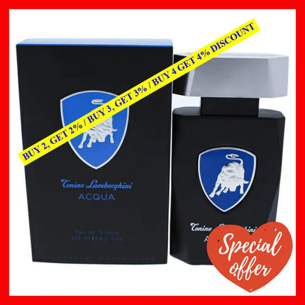 Acqua By Tonino Lamborghini For Men - 4.2 Oz Edt Spray
