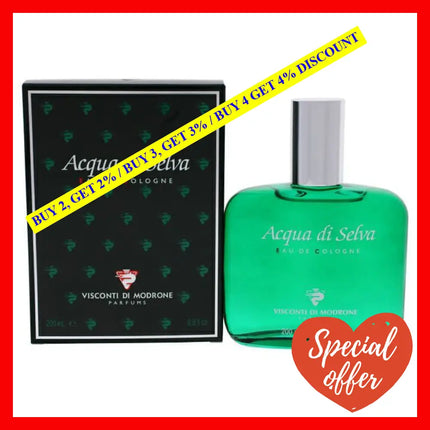 Acqua De Selva By Visconti Di Modrone For Men - 6.8 Oz Edc Splash