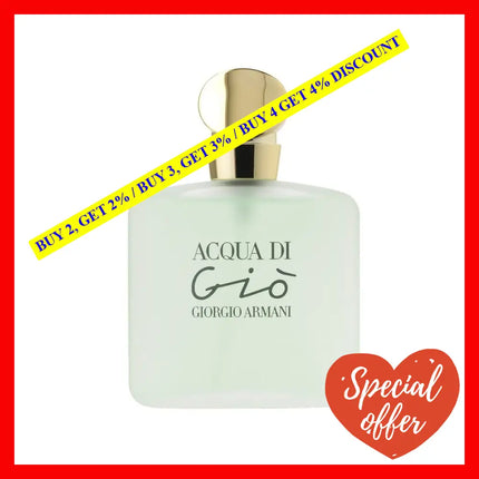 Acqua Di Gio By Giorgio Armani For Women - 3.4 Oz Edt Spray