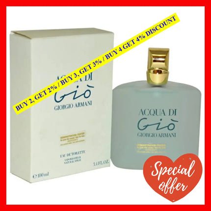 Acqua Di Gio By Giorgio Armani For Women - 3.4 Oz Edt Spray (Tester)