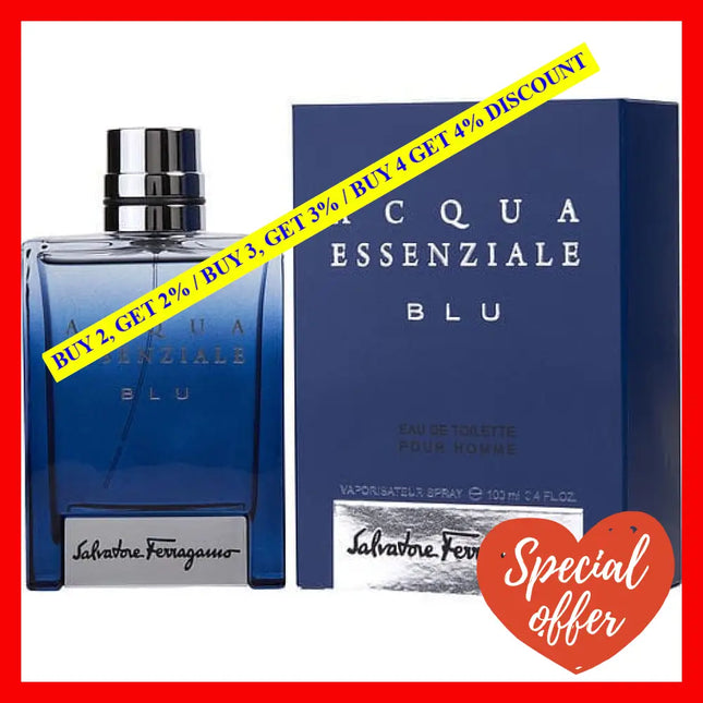 Acqua Essenziale Blu By Salvatore Ferragamo For Men - 3.4 Oz Edt Spray