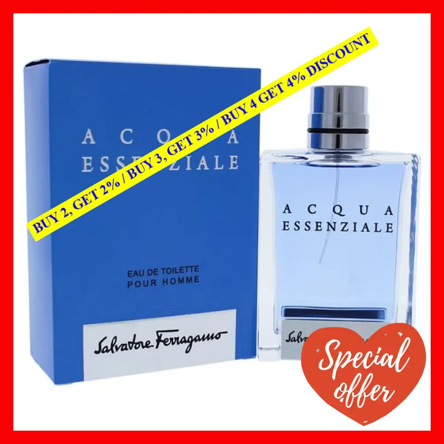 Acqua Essenziale By Salvatore Ferragamo For Men - 3.4 Oz Edt Spray