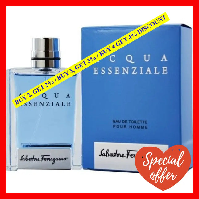 Acqua Essenziale By Salvatore Ferragamo For Men - 3.4 Oz Edt Spray