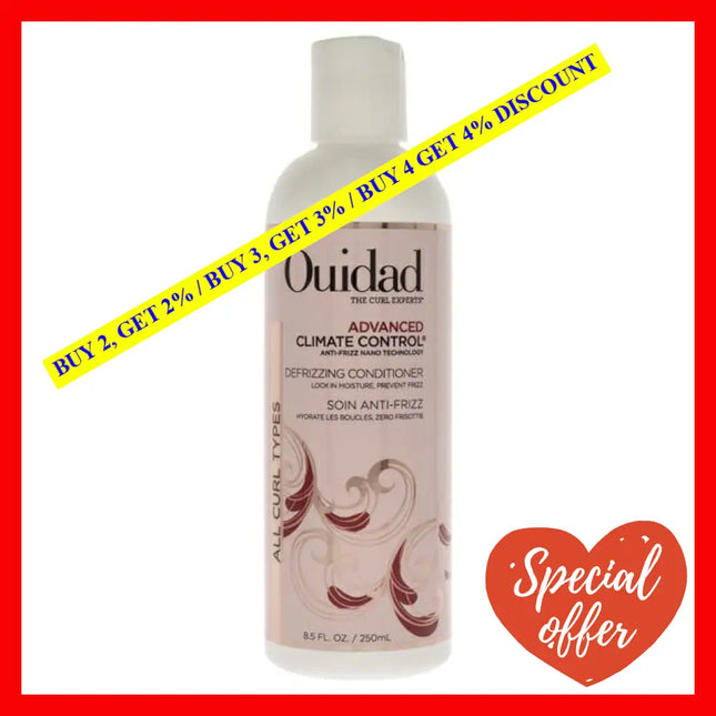 Advanced Climate Control Defrizzing Conditioner By Ouidad For Unisex - 8.5 Oz