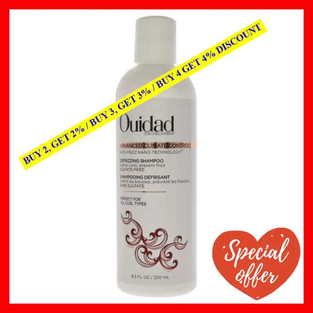 Advanced Climate Control Defrizzing Shampoo By Ouidad For Unisex - 8.5 Oz