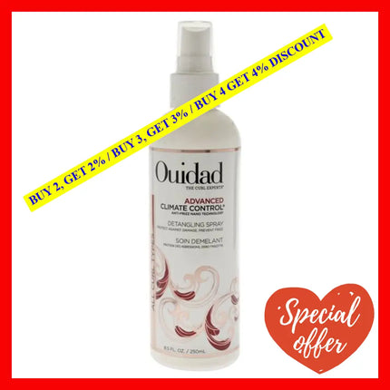 Advanced Climate Control Detangling Heat Spray By Ouidad For Unisex - 8.5 Oz Hair