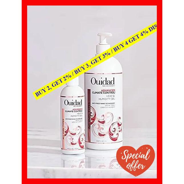 Advanced Climate Control Heat And Humidity Gel - Anti Frizz By Ouidad For Unisex 33.8 Oz
