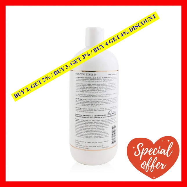 Advanced Climate Control Heat And Humidity Gel By Ouidad For Unisex - 16 Oz