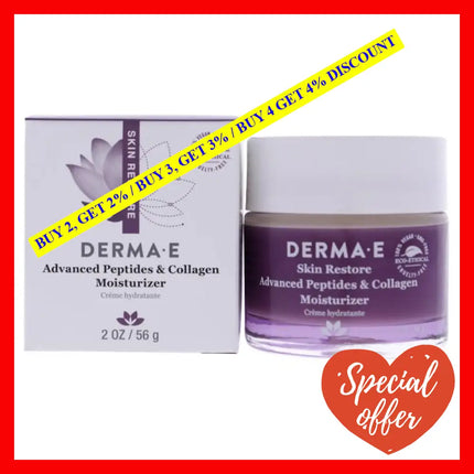 Advanced Peptides And Collagen Moisturizer By Derma-E For Unisex - 2 Oz