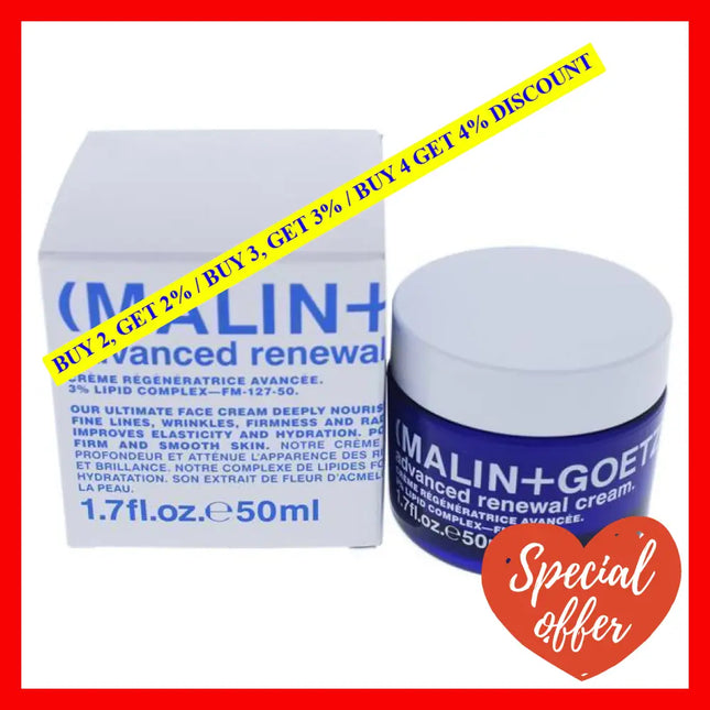 Advanced Renewal Cream By Malin + Goetz For Women - 1.7 Oz
