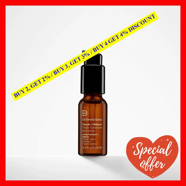 Advanced Retinol Plus Ferulic Triple Correction Eye Serum By Dr. Dennis Gross For Unisex - 0.5 Oz