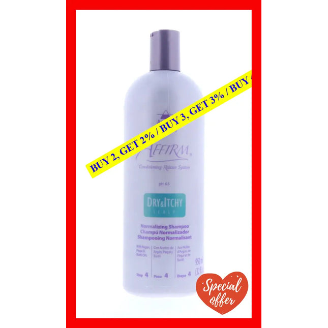 Affirm Dry And Itchy Scalp Normalizing Shampoo By Avlon 32 Ounce