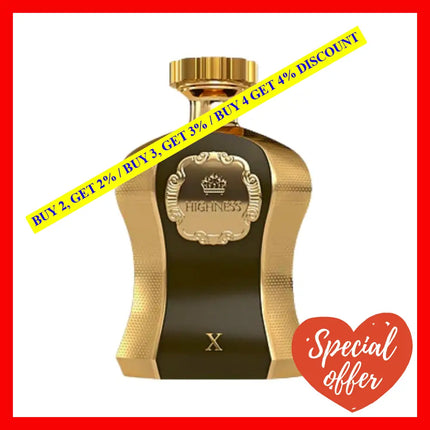 Afnan Highness X Brown Eau De Parfum For Men 3.4 Oz / 100 Ml