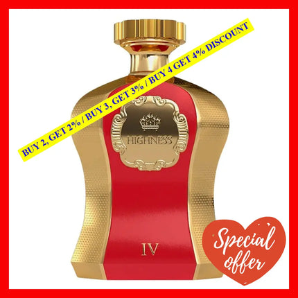 Afnan Perfumes Highness Iv Eau De Parfum For Women 3.4 Oz / 100 Ml