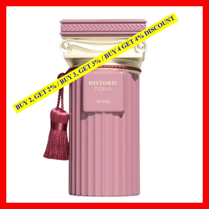 Afnan Perfumes Historic Doria Eau De Parfum Unisex 3.4 Oz / 100 Ml