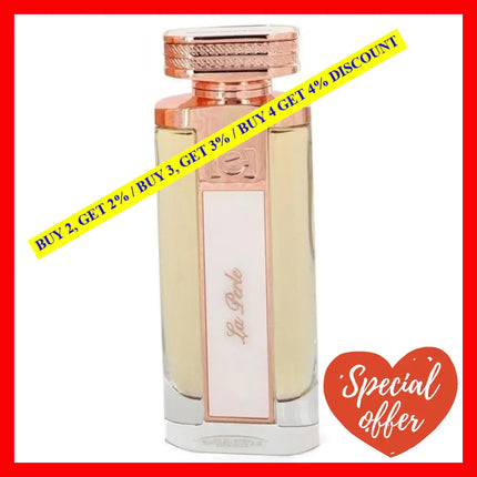 Afnan Perfumes La Perle Eau De Parfum For Women 3.4 Oz / 100 Ml
