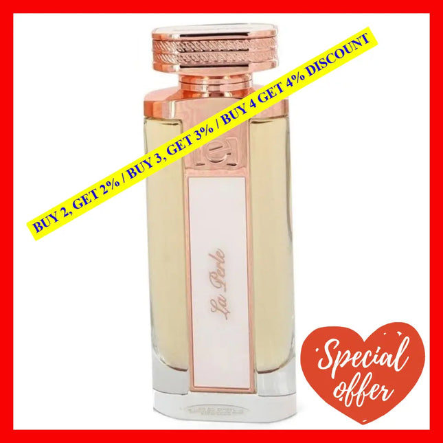 Afnan Perfumes La Perle Eau De Parfum For Women 3.4 Oz / 100 Ml