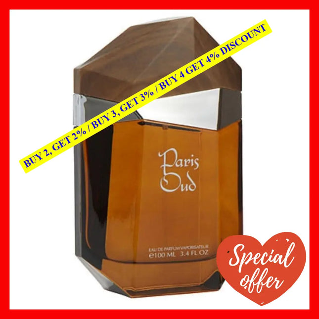 Afnan Perfumes Paris Oud Ml Eau De Parfum Spray 3.4 Oz / 100