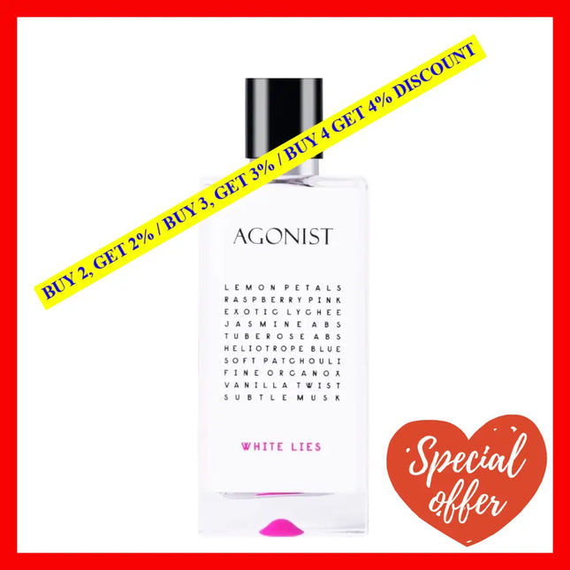 Agonist Perfumes White Lies Eau De Parfum Spray 3.4Oz - 100Ml