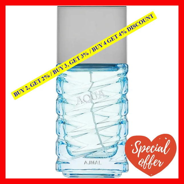 Ajmal Aqua Eau De Parfum For Men 3.4 Oz / 100 Ml
